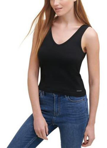 Calvin Klein Jeans Camiseta Sin Mangas Con Cuello En V