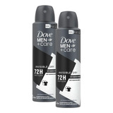 Kit 2 Desodorante Dove Men+care Aerossol Invisible Dry 150ml