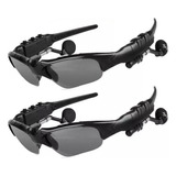 2 X Gafas De Sol Inteligentes Auricular Bluetooth Sin