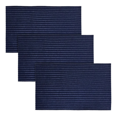 Pack 3 Limpia Pie Tapete Alfombra Antideslizante - 55×35cm