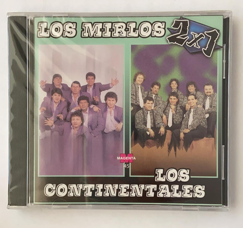 Cd Los Mirlos - Los Continentales 2x1