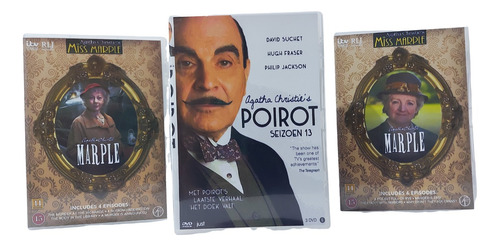 Poirot Box De Luxo + Miss Marple Dvd