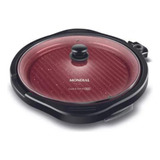 Grill Redondo Cook & Grill 1270w G-03-rc Red Ceramic Mondia