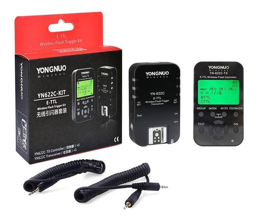 Kit Rádio Flash Yongnuo Yn622c + Yn622c Tx E-ttl Para Canon