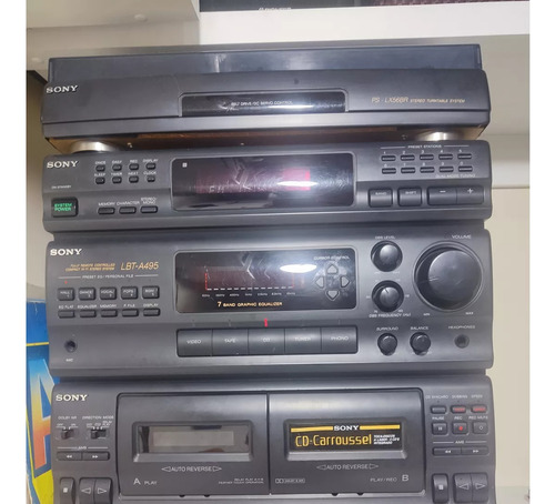 Sony Lbt-a495, Toca-discos Ps Lx56br E Caixas De Som ...