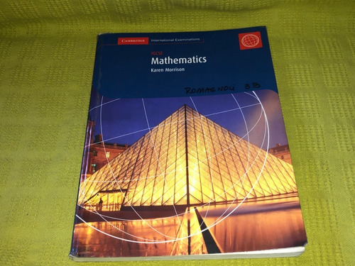 Igcse Mathematics - Karen Morrison - Cambridge