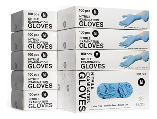 Guantes Nitrilo Libre Latex No Polvo Uso Medico Multiusos