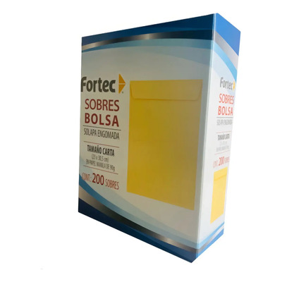 Sobre carta manila Ampad 74200 amarillo para papel tamaño Carta - pack x 200 unidades | Envío gratis