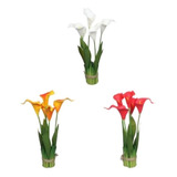 Flores Artificiales De Tulipán De Tallo Largo 31x 6,9cm