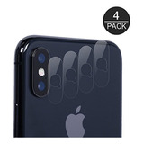 (paquete De 4) iPhone X Cámara Protector De Lente