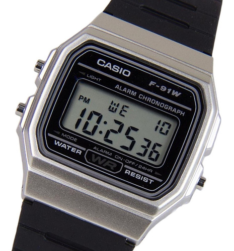 Reloj Unisex Casio Vintage F-91wm-7a Joyeria Esponda