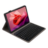 Case Flip + Teclado Abnt2 Para Lenovo Tab P12 - Tela 12.7