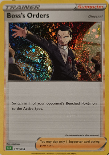 Boss's Orders Ed. Classic, Carta Pokémon Original Y Nueva