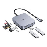 Hub Para iMac Macbook iPad Note + Usb C 5 En 1 3.0 / Tf / Sd