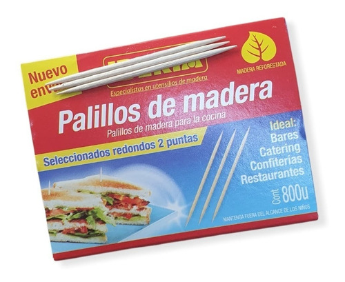 Escarbadientes De Madera A Granel (10 Cajas X 800 Unidades)