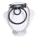 Choker Gargantilla Collar Argolla Grande Cadena Puas Punk 