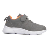 Tenis Deportivo Niños Textil Cinta Gris Charly 1070035 Gnv®