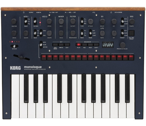 Korg Monologue Sintetizador Analógico Monofónico 25 Teclas