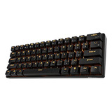 Rk Royal Kludge Rk61 Teclado Inalámbrico 60% Mecánico Para J