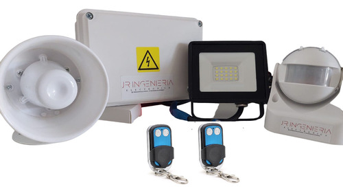 Alarma Casas Taller Sirena Reflector Con 2 Control Remoto