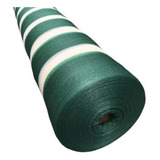 Malla Raschel Verde/blanco 80% 4,20 Ancho X Rollo 5 Mt