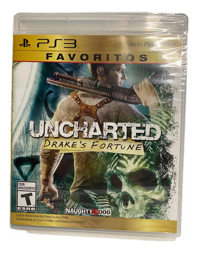 Uncharted 1 Playstation 3 Favoritos Nuevo Sellado Físico