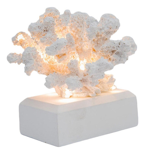 Escultura De Estatua De Coral Blanco For Decoración Del Hog