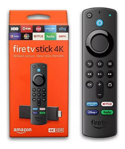 Amazon Fire Tv Stick 4k Alexa Voice 8gb 3º Geração 1.5gb Ram