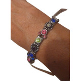 Pulsera Elastizada Con Cristales De Colores Original Disney 