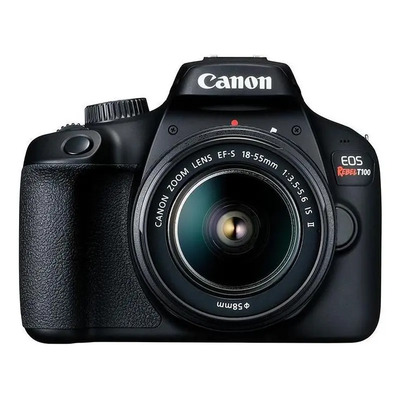 Cámara Reflex T100 Eos Rebel Lente 18mb Canon Negra Negro | Meses sin interés