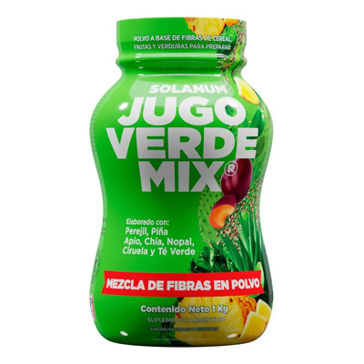 Jugo Verde Mix Solanum Para Mezclar En Polvo 1 Kg  | Envío gratis