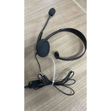 Fone De Ouvido Headset Xbox One Original Microsoft P2