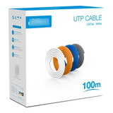 Cable De Red Utp 100mts Cat5e Dahua 100% Cobre Blanco