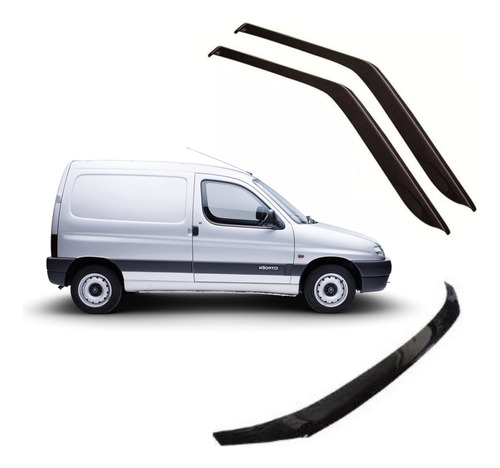 Deflector Partner Berlingo 2010 2019 Completo Ventanilla Capot Corto