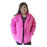 Campera Polar Mujer Oversize Canguro Talle Grande Especial