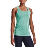 Tank Top Fitness Under Armour Tech Twist Verde Mujer 1275487