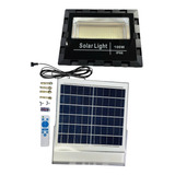 Reflector Led 100w Solar Luz Calida Con Control