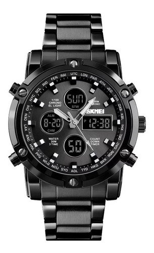 Reloj Pulsera Skmei 1389 Negro Analógico-digital Para Hombre