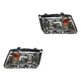 Par Faros Jetta A4 1999 -  2007 Cuarto Ambar Calidad Tyc Bsj