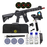 Airsoft Rifle Rossi Ar15 Sentinel 10p Mlok 6mm + Kit Red Dot