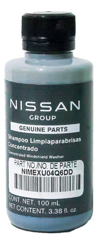 Shampoo Para Vehículo  Nissan Nimexu04q6dd Nissan Jabón En Envase De 100ml