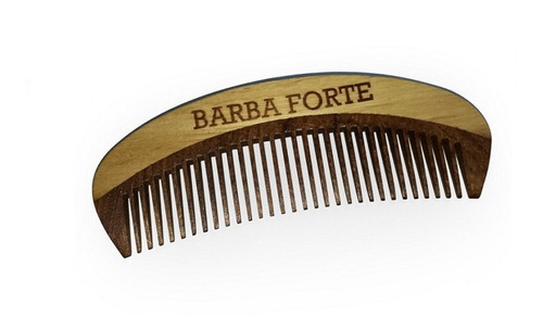 Peine De Madera Para Barba 12 Cm - Grueso Barba Forte