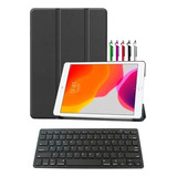 Kit Capa+ Teclado+ Película+ Caneta Para iPad 9 Geração