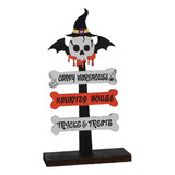 Letrero De Mesa De Halloween Decoraciones De Mesa Cráneo