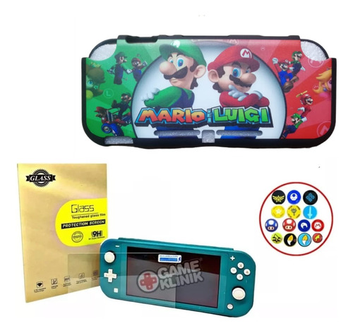 Kit Nintendo Switch Lite Case Protector + Mica Mario 01