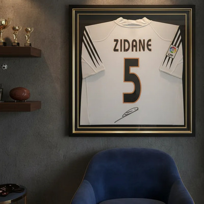 Jersey Autografiado Zidane 2023, Coleccionable Deportivo