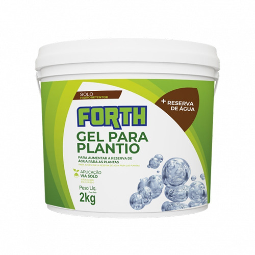 Forth Gel Para Plantio 2kg Planta - Hidrogel Retentor Agua 