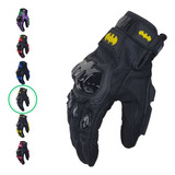 Guantes Para Moto Kov Dc Comics Súper Héroes Y Villanos Color Batman/ Negro Talla 2x