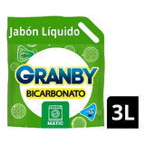 Jabon Liquido Granby 3 Litros Matic Pack 2 Unidades