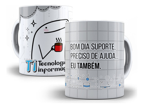 Caneca Profissão Ti Tecnologia Da Informação Flork+caixinha